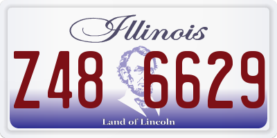 IL license plate Z486629