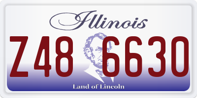 IL license plate Z486630
