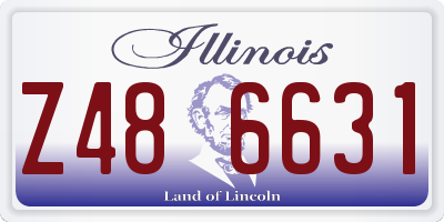 IL license plate Z486631