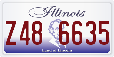 IL license plate Z486635