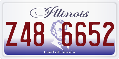 IL license plate Z486652