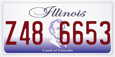 IL license plate Z486653