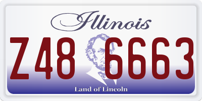 IL license plate Z486663