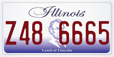 IL license plate Z486665