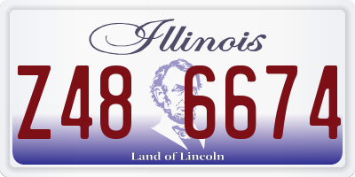 IL license plate Z486674