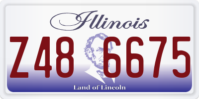 IL license plate Z486675