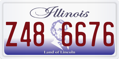 IL license plate Z486676