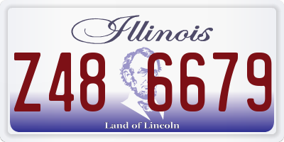 IL license plate Z486679