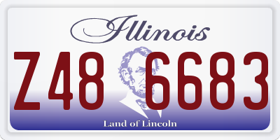 IL license plate Z486683