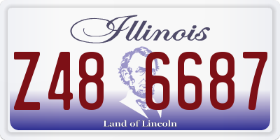 IL license plate Z486687