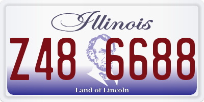 IL license plate Z486688