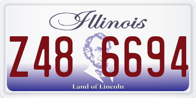 IL license plate Z486694