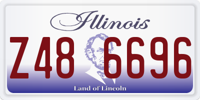 IL license plate Z486696