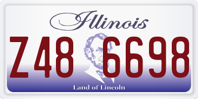IL license plate Z486698