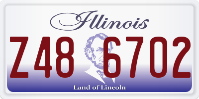 IL license plate Z486702