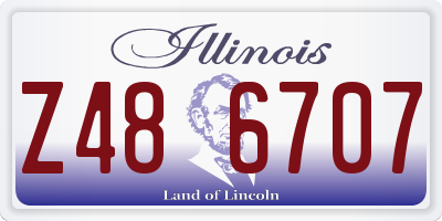 IL license plate Z486707