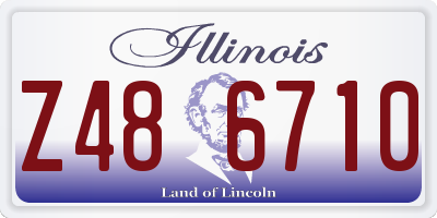 IL license plate Z486710