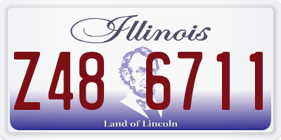 IL license plate Z486711