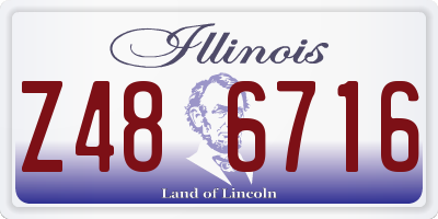 IL license plate Z486716