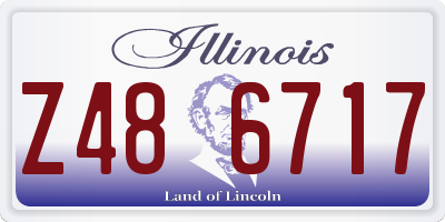 IL license plate Z486717