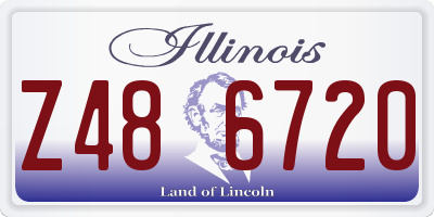 IL license plate Z486720