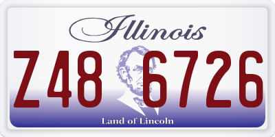 IL license plate Z486726