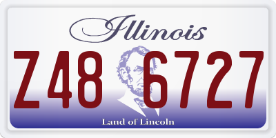 IL license plate Z486727