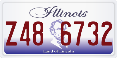IL license plate Z486732