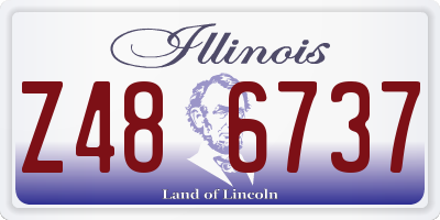 IL license plate Z486737