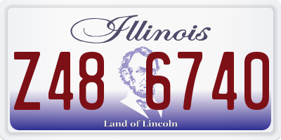 IL license plate Z486740