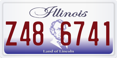IL license plate Z486741