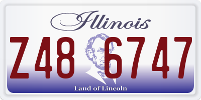 IL license plate Z486747