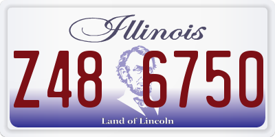 IL license plate Z486750