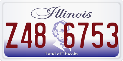 IL license plate Z486753