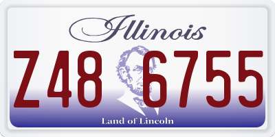 IL license plate Z486755