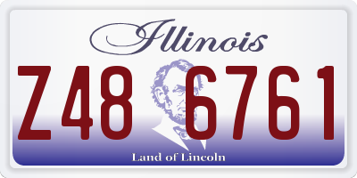 IL license plate Z486761