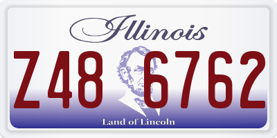 IL license plate Z486762