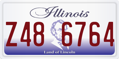 IL license plate Z486764