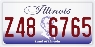 IL license plate Z486765