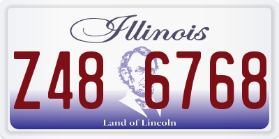 IL license plate Z486768