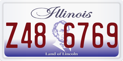 IL license plate Z486769