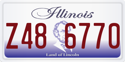IL license plate Z486770