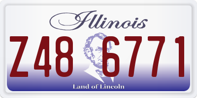 IL license plate Z486771