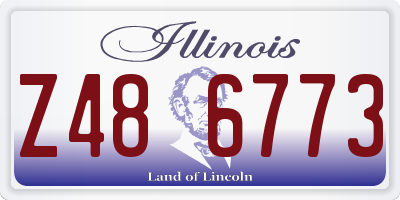 IL license plate Z486773
