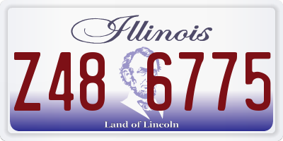 IL license plate Z486775