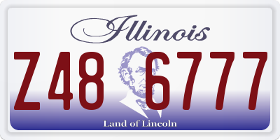 IL license plate Z486777