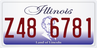 IL license plate Z486781