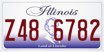 IL license plate Z486782