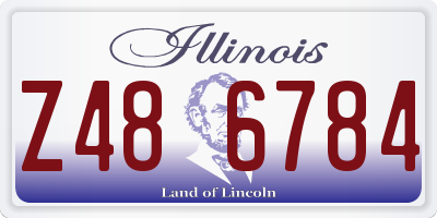 IL license plate Z486784