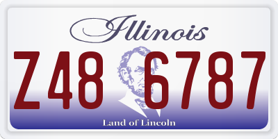 IL license plate Z486787